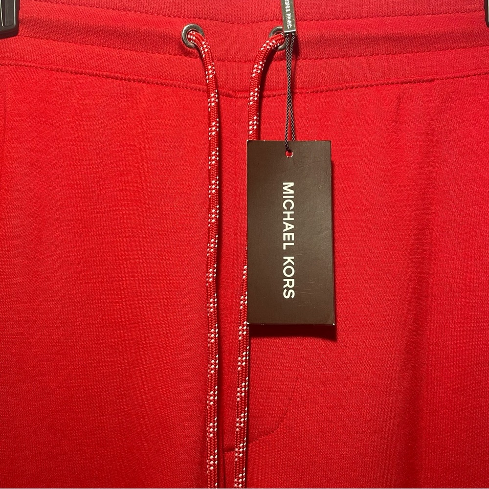 Michael Kors Vibrant Red Joggers NWT